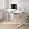 Koble Gino White Smart Electric Height Adjustable Desk for office