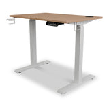 Koble Gino Compact 90cm Adjustable Smart Desk Ash from Roseland Furniture