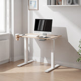 Koble Gino Compact 90cm Adjustable Smart Desk Ash from Roseland Furniture