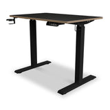 Koble Gino Compact 90cm Adjustable Smart Desk Black from Roseland Furniture