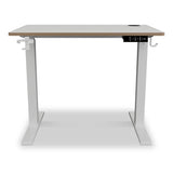 Koble Gino Compact 90cm Adjustable Smart Desk White from Roseland Furniture