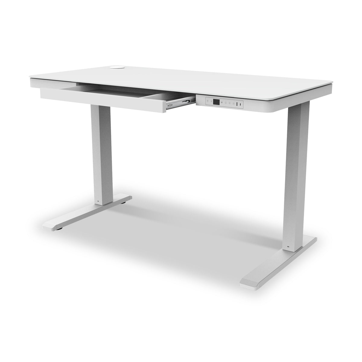 Koble Juno 4.0 White Adjustable Smart Desk with Wireless Charging