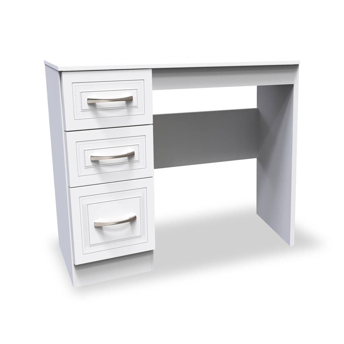 Killgarth White 3 Drawer Dressing Table by Roseland Furniture