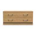 Killgarth Oak 4 Drawer Low Storage Chest of Drawers