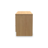 Killgarth Oak 4 Drawer Low Storage Unit