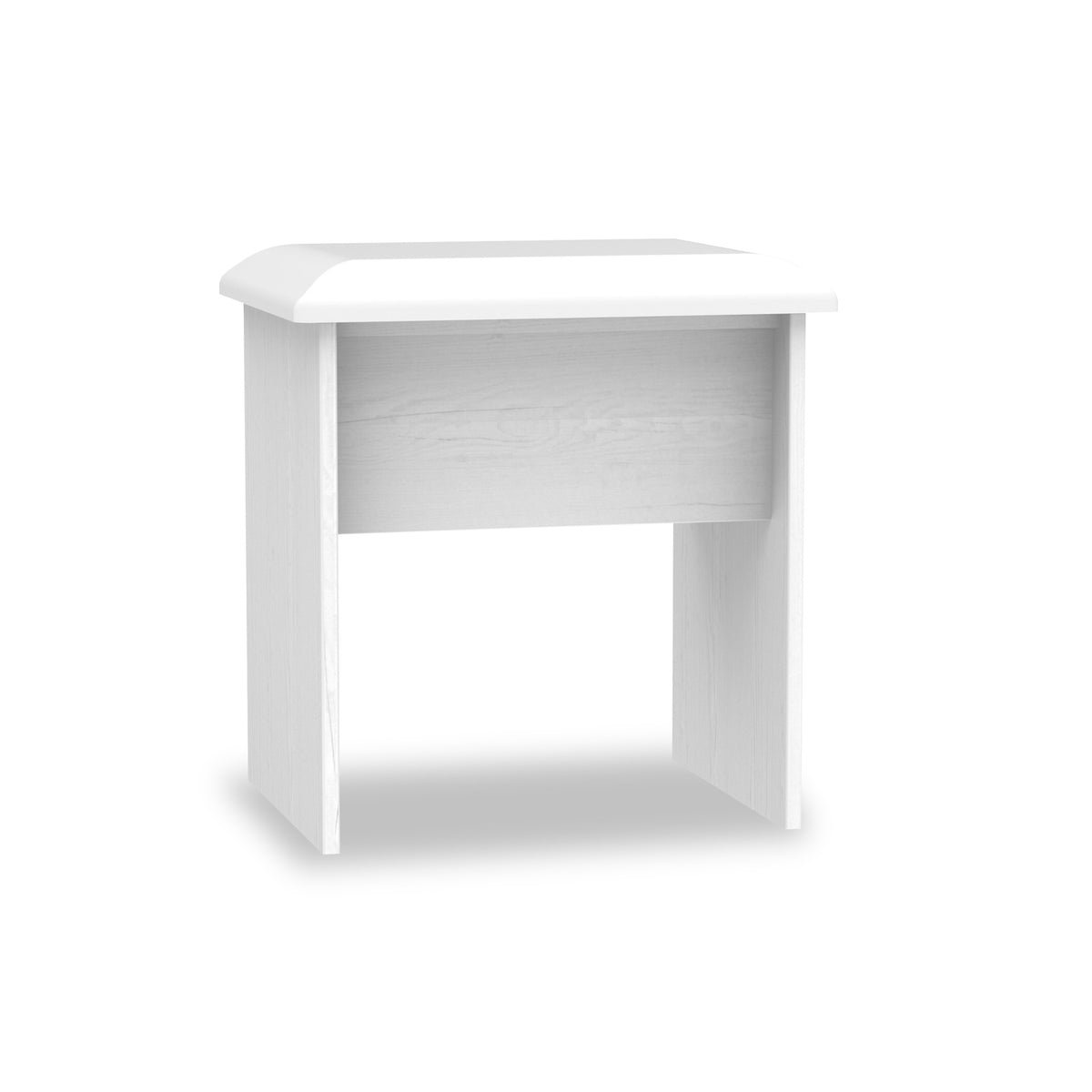 Kilgarth White Stool by Roseland Furniture