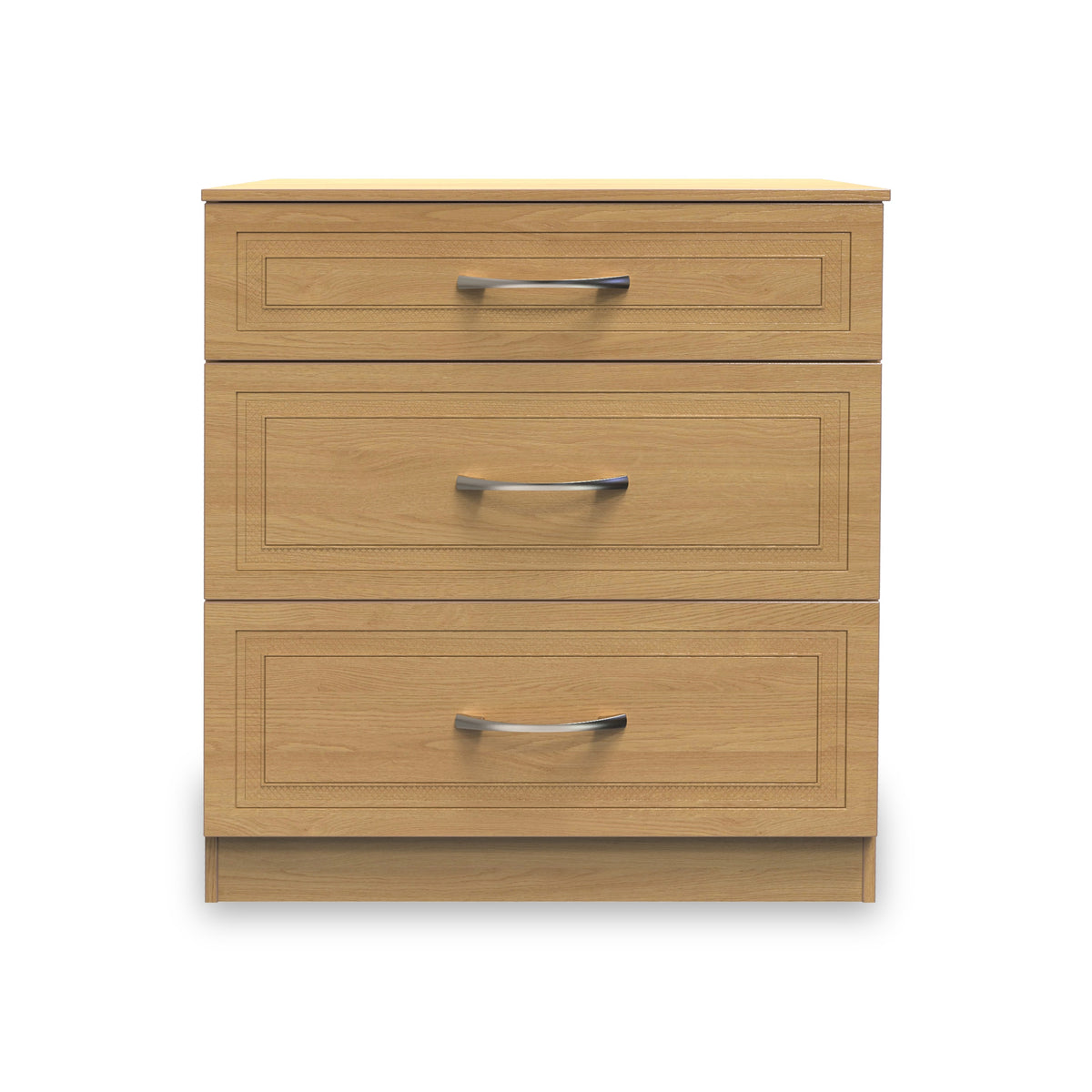 Kilgarth Modern Oak 3 Drawer Deep Chest by Roseland Furniture