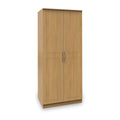 Kilgarth Modern Oak 2 Door Wardrobe by Roseland Furniture