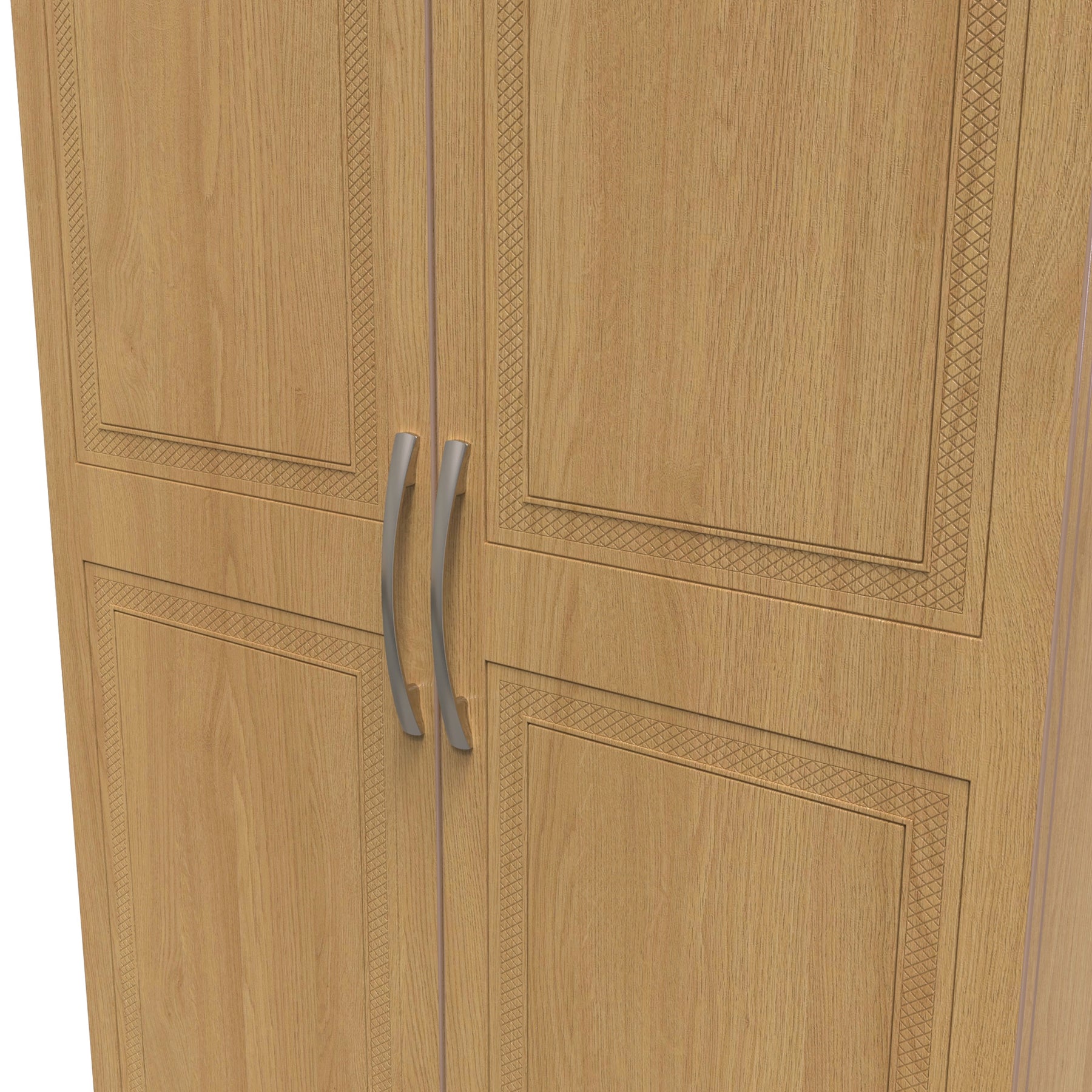 Kilgarth Modern Oak 2 Door Wardrobe by Roseland Furniture