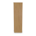 Kilgarth Modern Oak 2 Door Wardrobe by Roseland Furniture