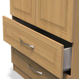 Killgarth Oak 2 Door 2 Drawer Wardrobe