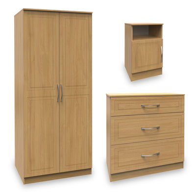 Killgarth White 3 Piece Bedroom Set