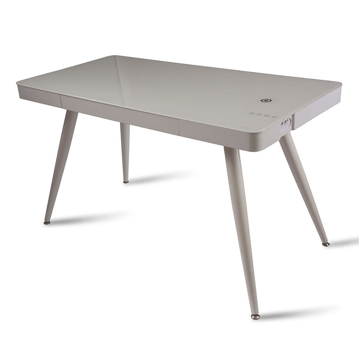 Koble Tori Smart Desk White with Wireless Charging & Bluetooth Speaker from Roseland Furniture
