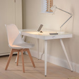 Koble Tori Smart Desk White with Wireless Charging & Bluetooth Speaker from Roseland Furniture
