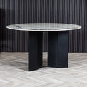 Lila 135cm Sintered Stone Round Dining Table from Roseland Furniture