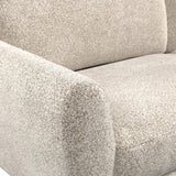 Dulcie Boucle Armchair Linen Dims from Roseland Furniture