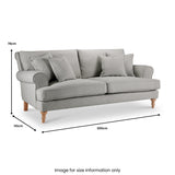 Norbury 3 Seater Sofa Linen from Roseland Furniture