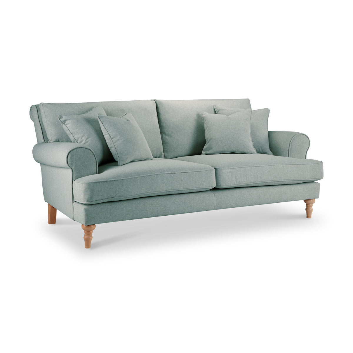 Norbury 3 Seater Sofa Aqua from Roseland Furniture