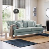 Norbury 3 Seater Sofa Aqua from Roseland Furniture