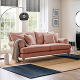 Norbury 3 Seater Sofa Coral from Roseland Furniture