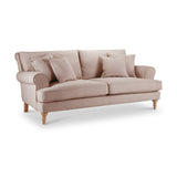 Norbury 3 Seater Sofa Soft Pink from Roseland Furniture