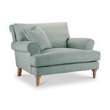 Norbury Snuggle Chair Aqua from Roseland Furniture