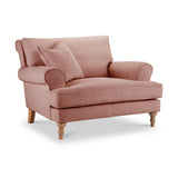 Norbury Snuggle Chair Coral from Roseland Furniture