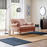 Norbury Snuggle Chair Coral from Roseland Furniture
