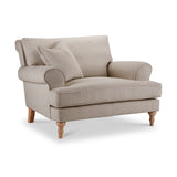 Norbury Snuggle Chair Beige from Roseland Furniture