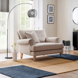 Norbury Snuggle Chair Beige from Roseland Furniture
