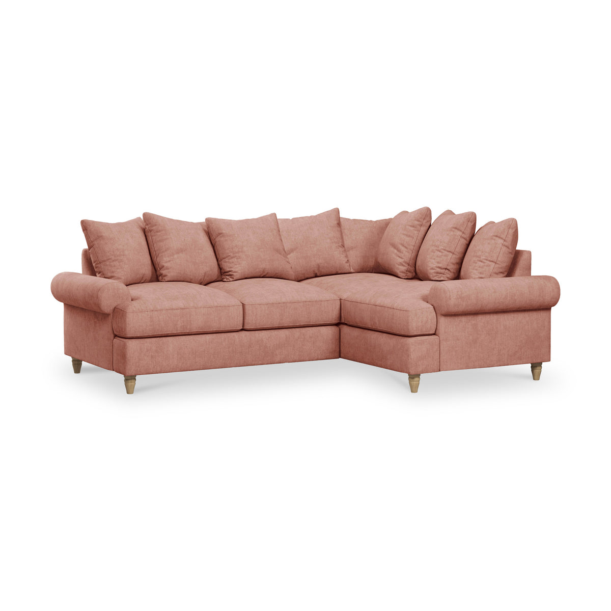 Pembroke Right Hand Corner Sofa Coral from Roseland Furniture