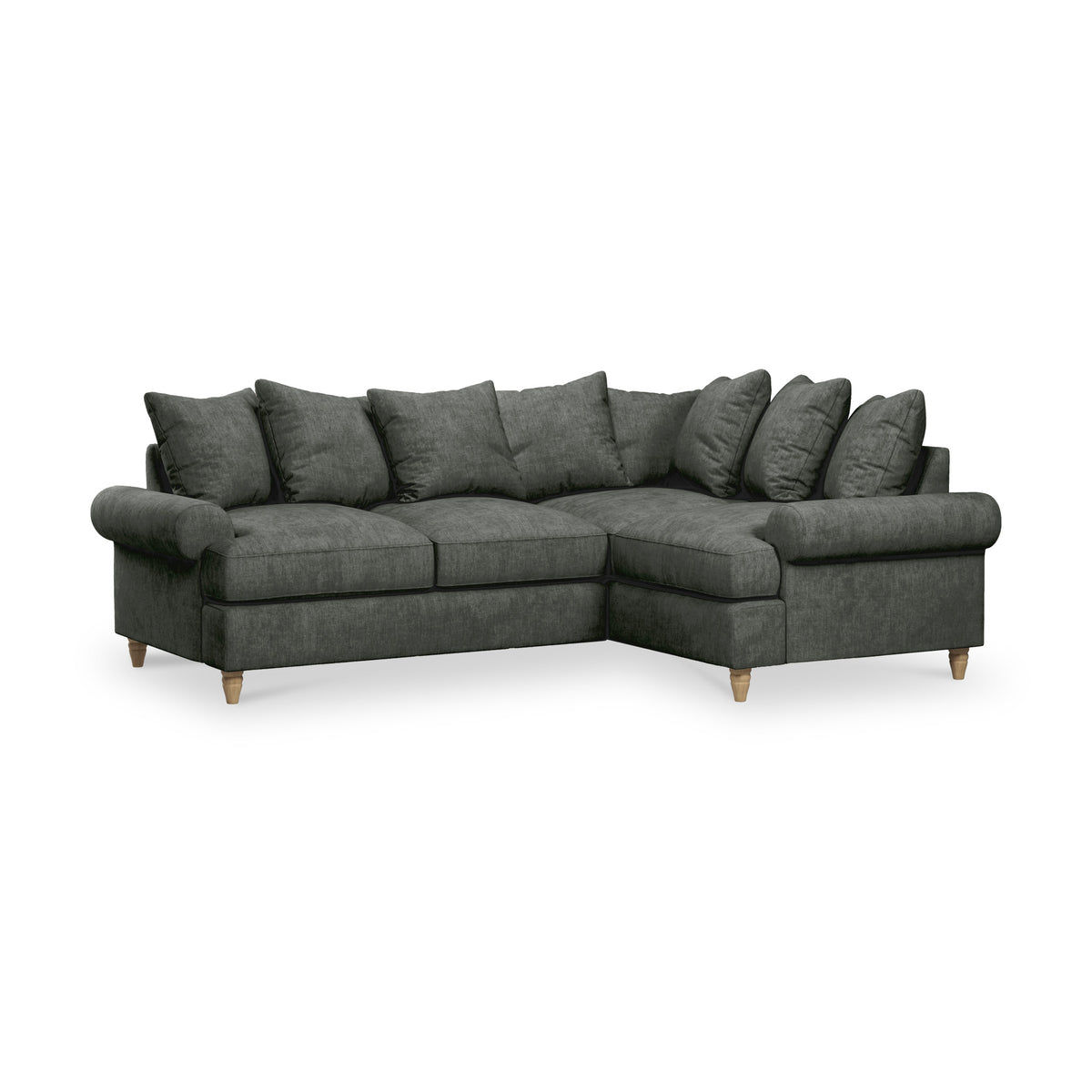 Pembroke Right Hand Corner Sofa Slate from Roseland Furniture
