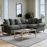 Pembroke Right Hand Corner Sofa Slate from Roseland Furniture
