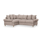 Pembroke Left Hand Corner Sofa Beige from Roseland Furniture