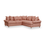 Pembroke Corner Sofa Coral from Roseland Furniture