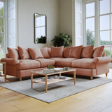 Pembroke Corner Sofa Coral from Roseland Furniture