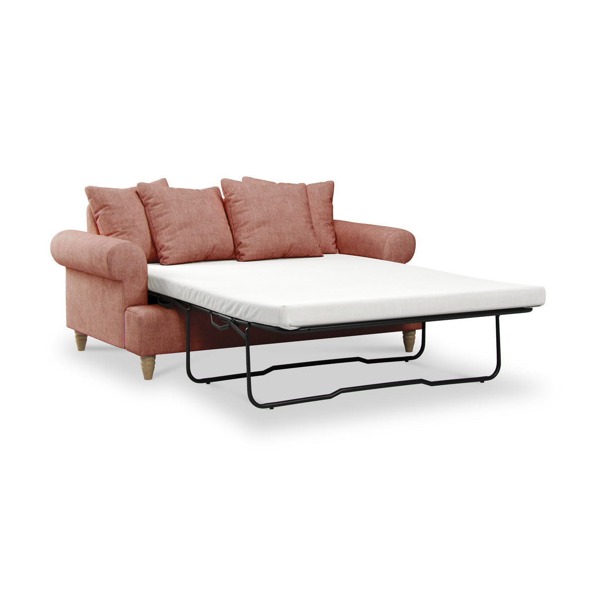 Pembroke 2 Seater Sofabed Coral from Roseland Furniture