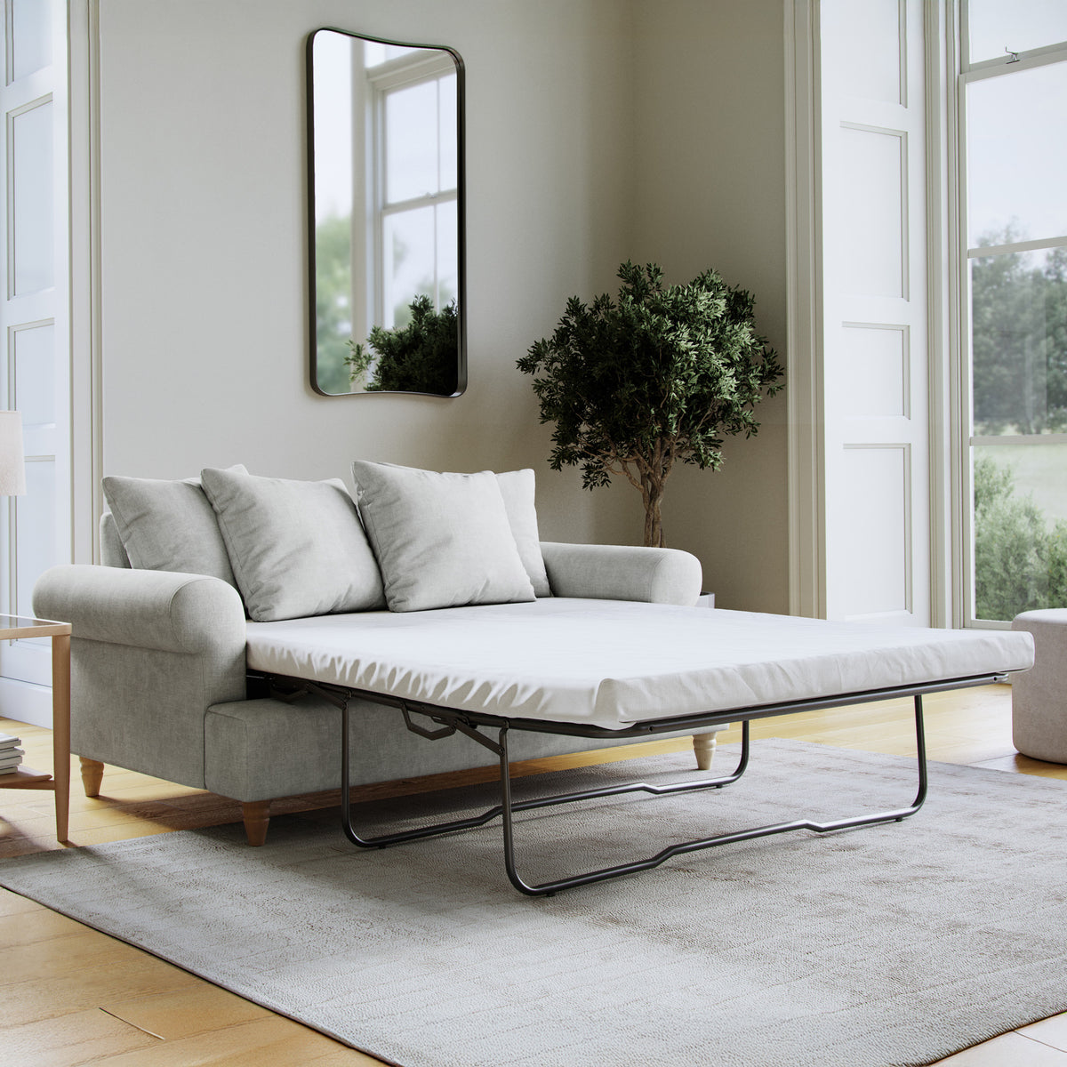 Pembroke 2 Seater Sofabed Ashen from Roseland Furniture