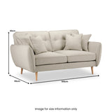 Elmbury 2 Seater Sofa Linen from Roseland Furniture