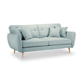 Elmbury 3 Seater Sofa Aqua from Roseland Furniture