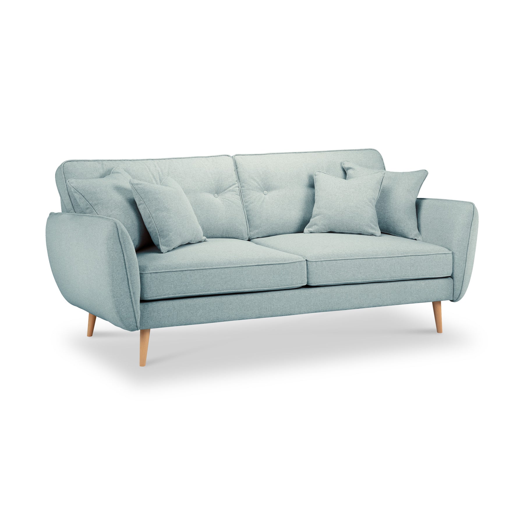 Elmbury 3 Seater Sofa Aqua from Roseland Furniture