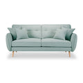 Elmbury 3 Seater Sofa Aqua from Roseland Furniture