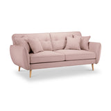 Elmbury 3 Seater Sofa Pink from Roseland Furniture