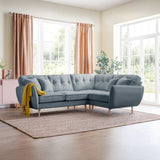 Elmbury Right Hand Corner Sofa Denim from Roseland Furniture