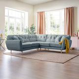 Elmbury Large Corner Sofa Denim from Roseland Furniture