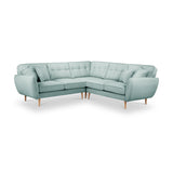 Elmbury Large Corner Sofa Aqua from Roseland Furniture