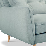 Elmbury Large Corner Sofa Aqua from Roseland Furniture