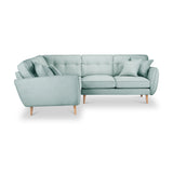 Elmbury Large Corner Sofa Aqua from Roseland Furniture