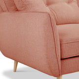 Elmbury Large Corner Sofa Coral from Roseland Furniture
