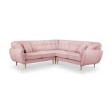 Elmbury Large Corner Sofa Pink from Roseland Furniture